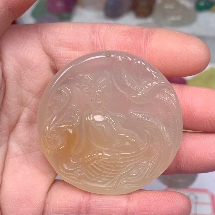 玛瑙/玉髓颈饰未镶嵌蓝****饰