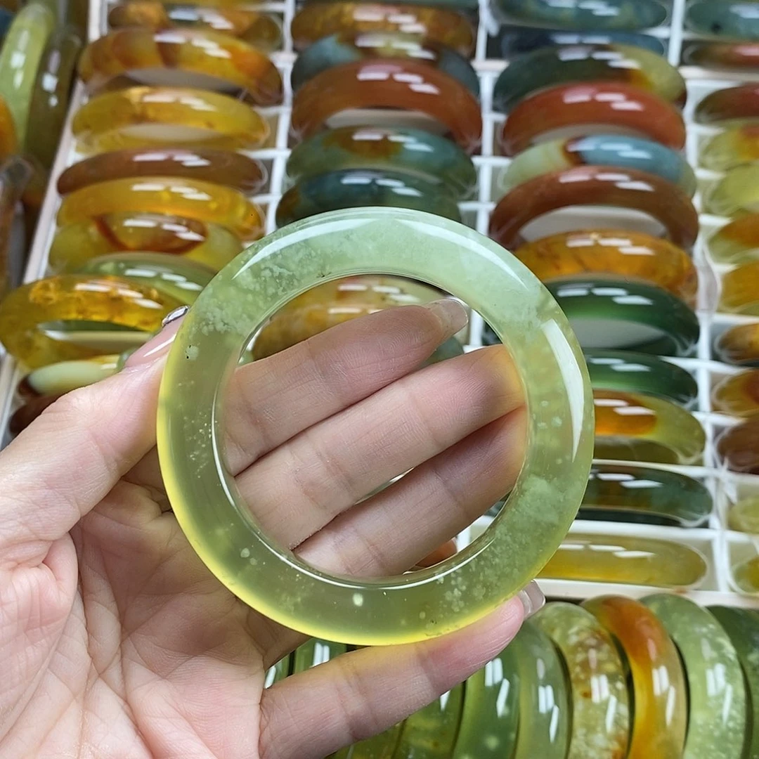 未镶嵌蛇纹石玉手镯56