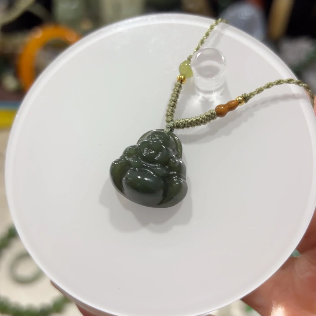 和田玉未镶嵌颈饰25488