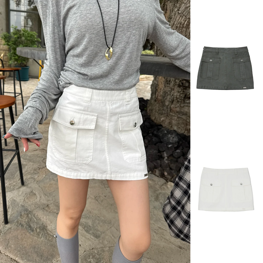 M1DNOTE设计师品牌 工装短裙 休闲气质百搭 DSC买手店 CY5M31002