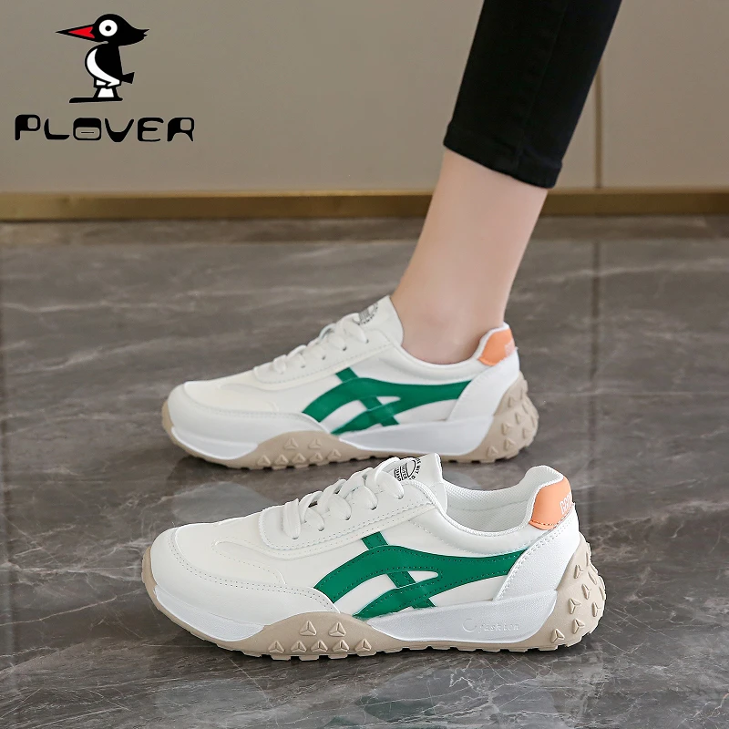 PLOVER运动鞋女2025年秋季网鞋百搭休闲鞋阿甘鞋防滑轻便运动鞋