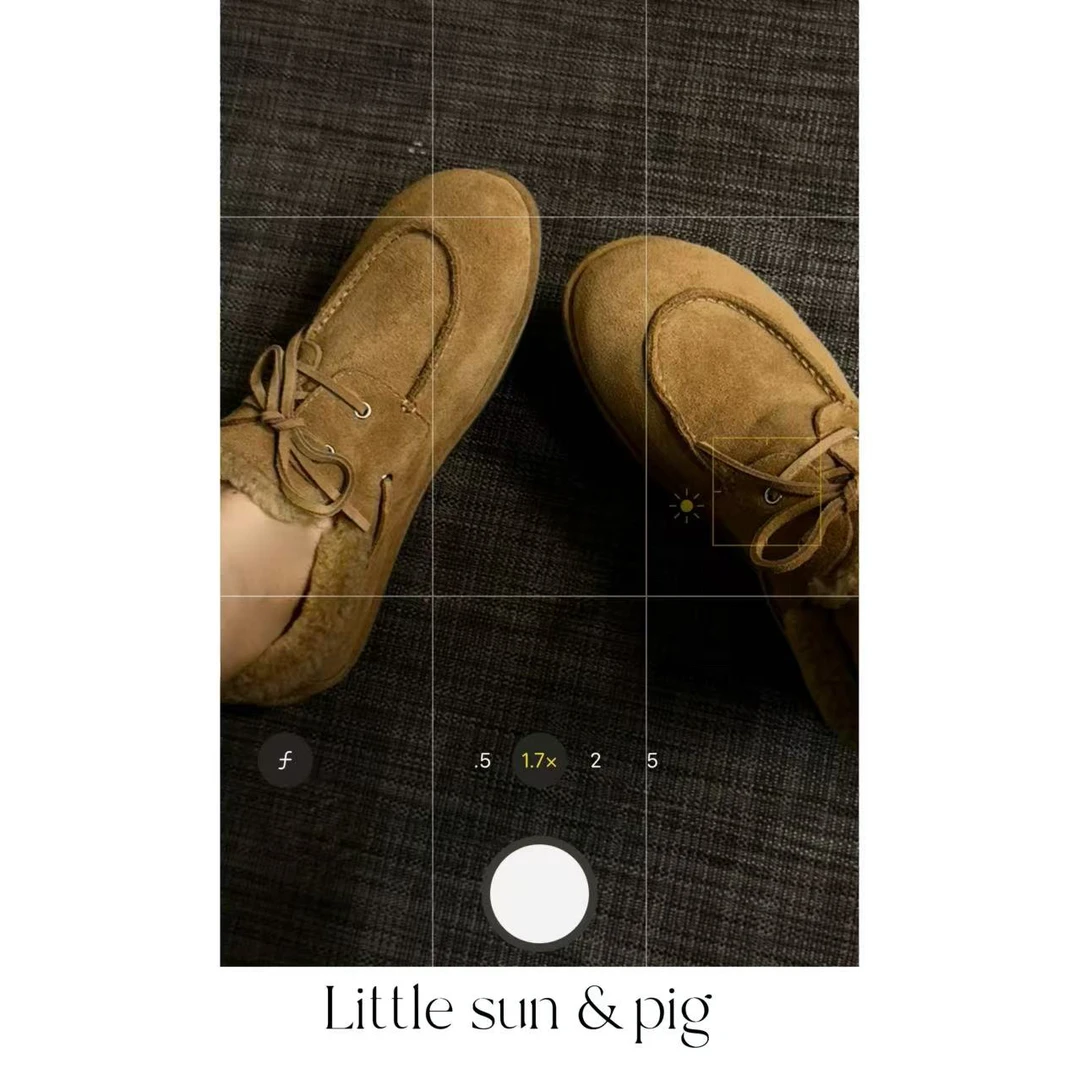 设计师渔夫毛毛鞋 no退no换