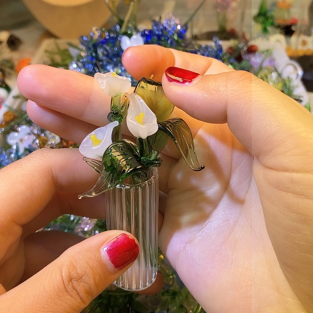 琉璃手工艺品马蹄莲