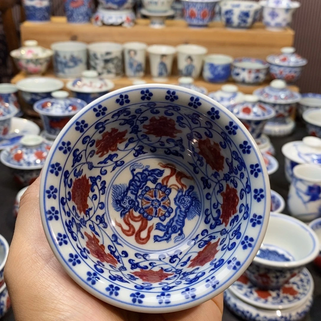 微瑕压手杯原矿手绘原矿