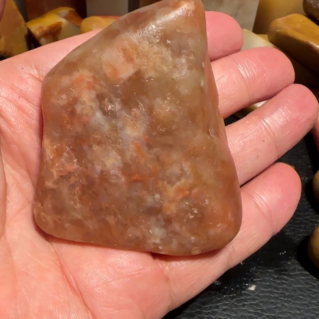 老挝石田黄原石，