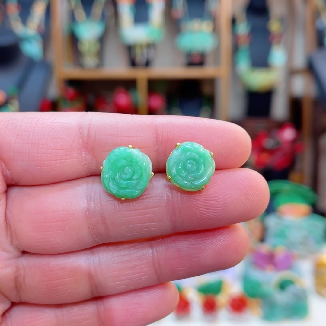 翡翠耳饰合金48小时鉴赏期