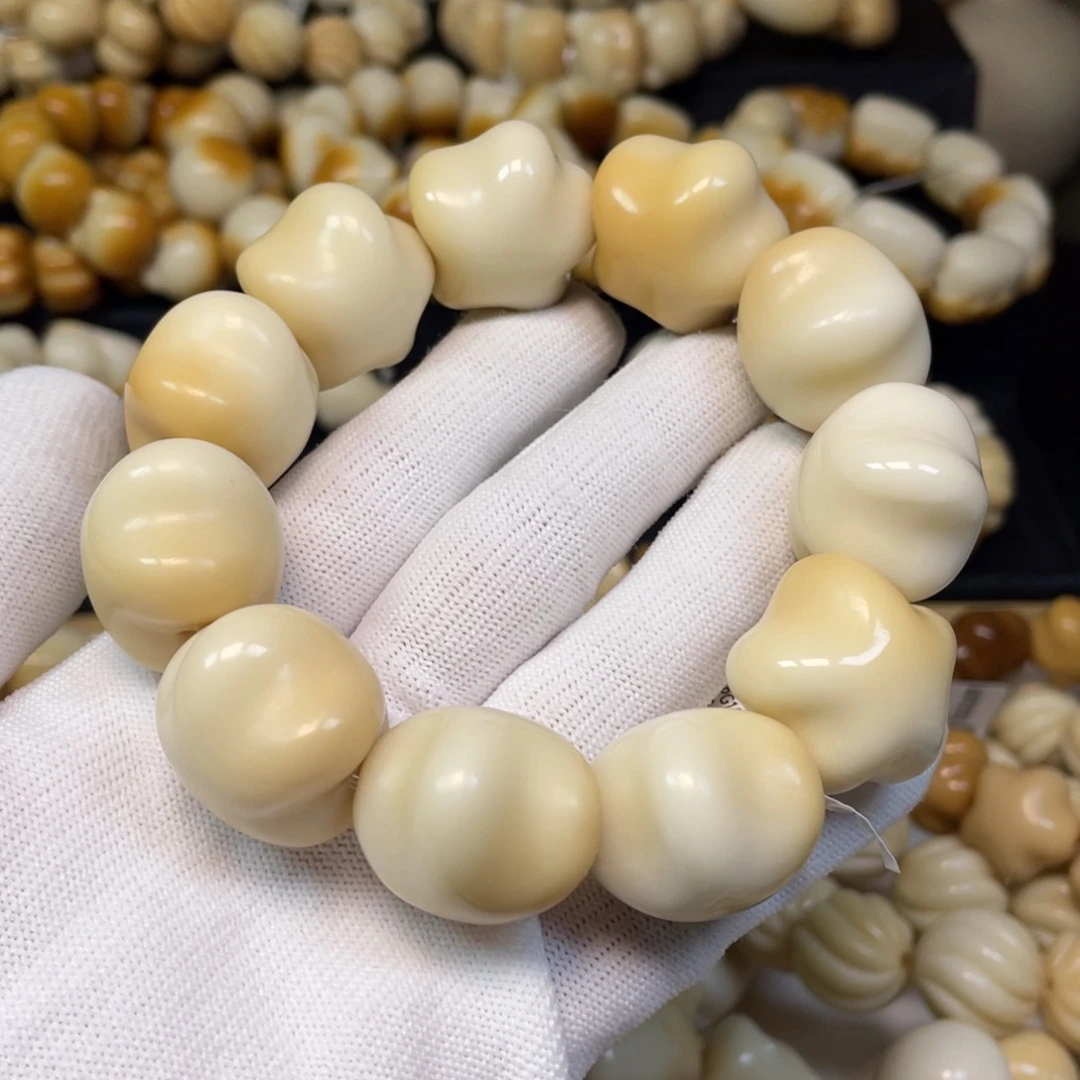菩提根/象牙果手串107糖心大星星微瑕