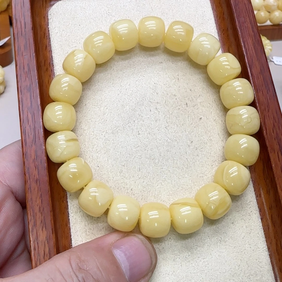 蜜蜡未镶嵌手链蜜蜡手串