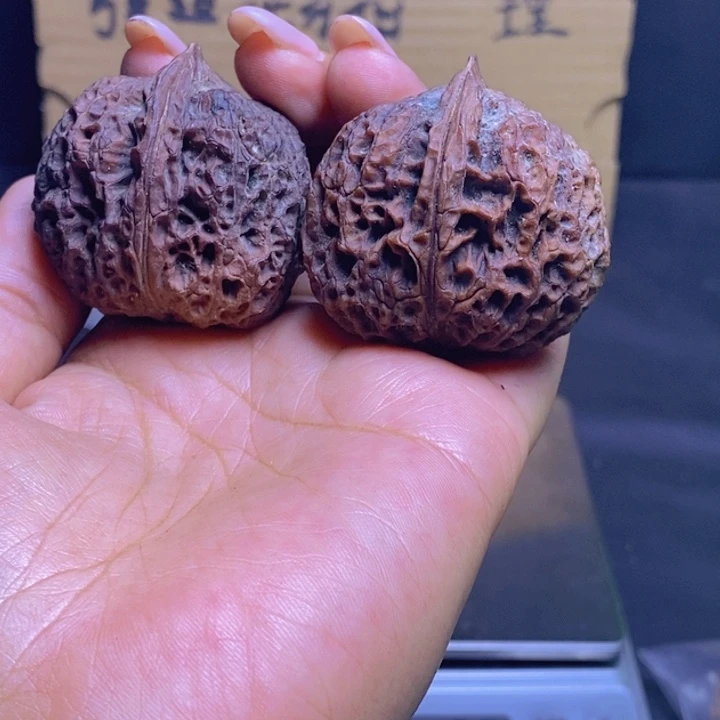 把件文玩核桃79-43mm微磕