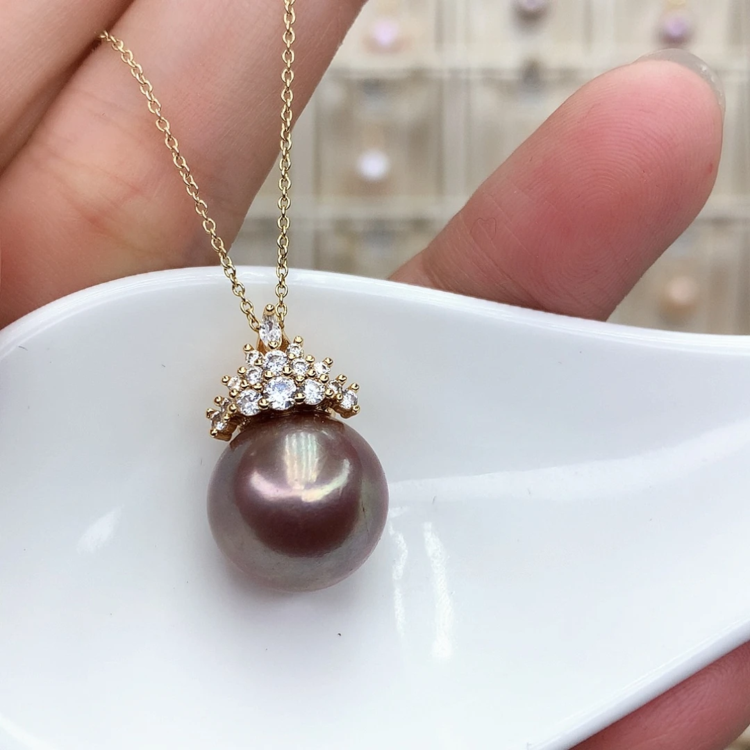 淡水珍珠颈饰合金