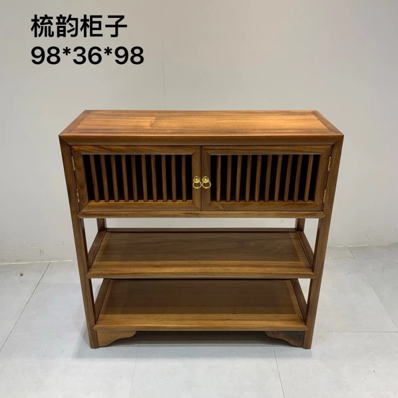 拂尘矮柜南美洲胡桃木
