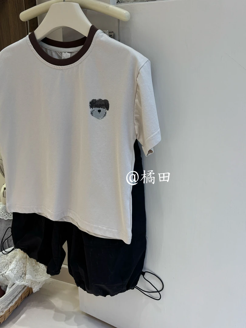 8635【夏款】JUTIAN拼色领打底衫