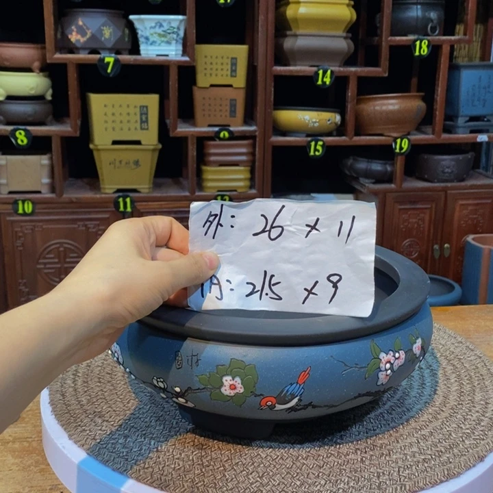 紫砂花盆紫砂紫砂