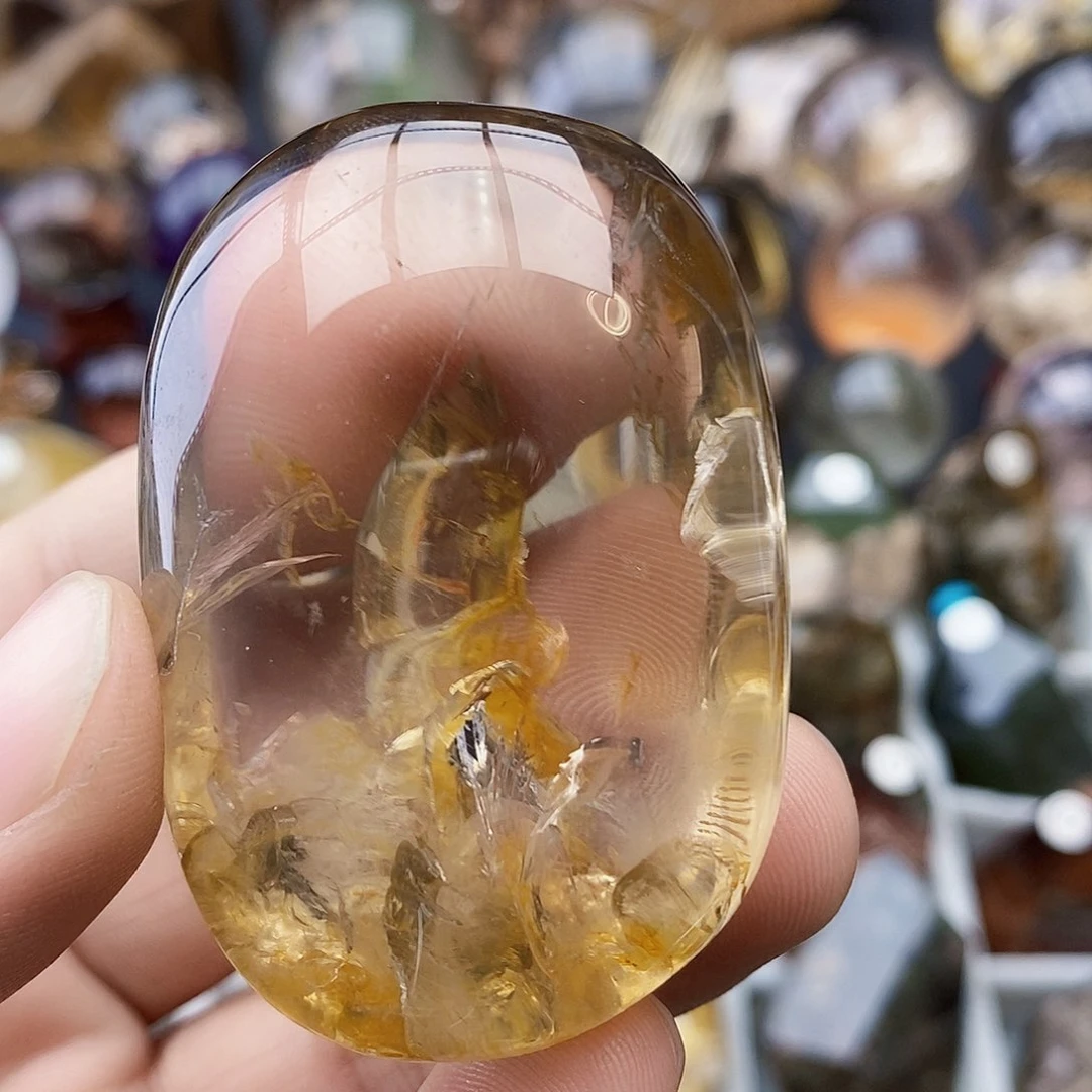 水晶天然水晶透亮光泽未镶嵌如*