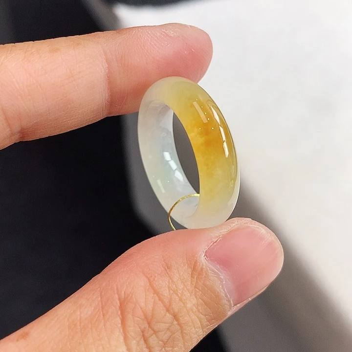 翡翠未镶嵌戒指16号