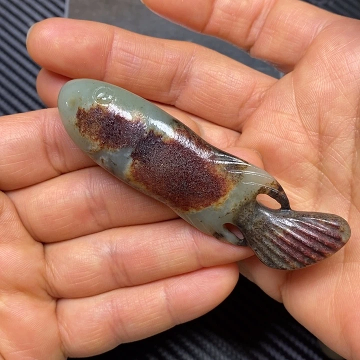 和田玉挂件未镶嵌真**存