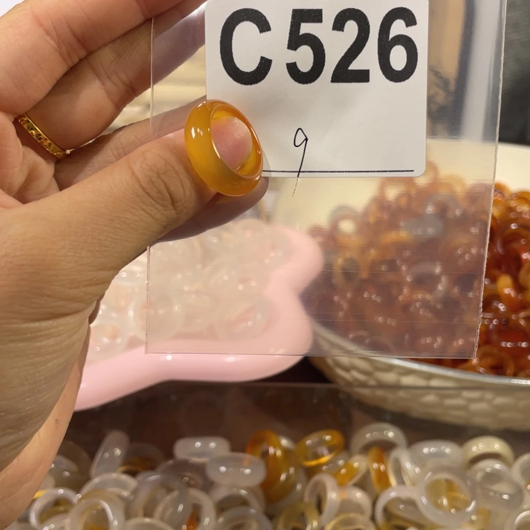 未镶嵌戒指玛瑙/玉髓526