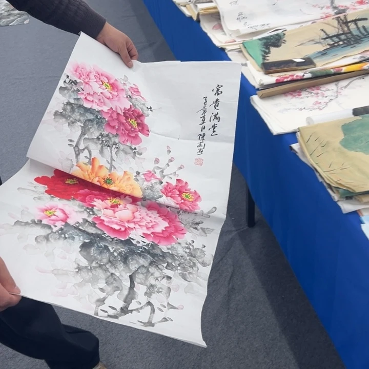 国画宣纸纯手绘字画