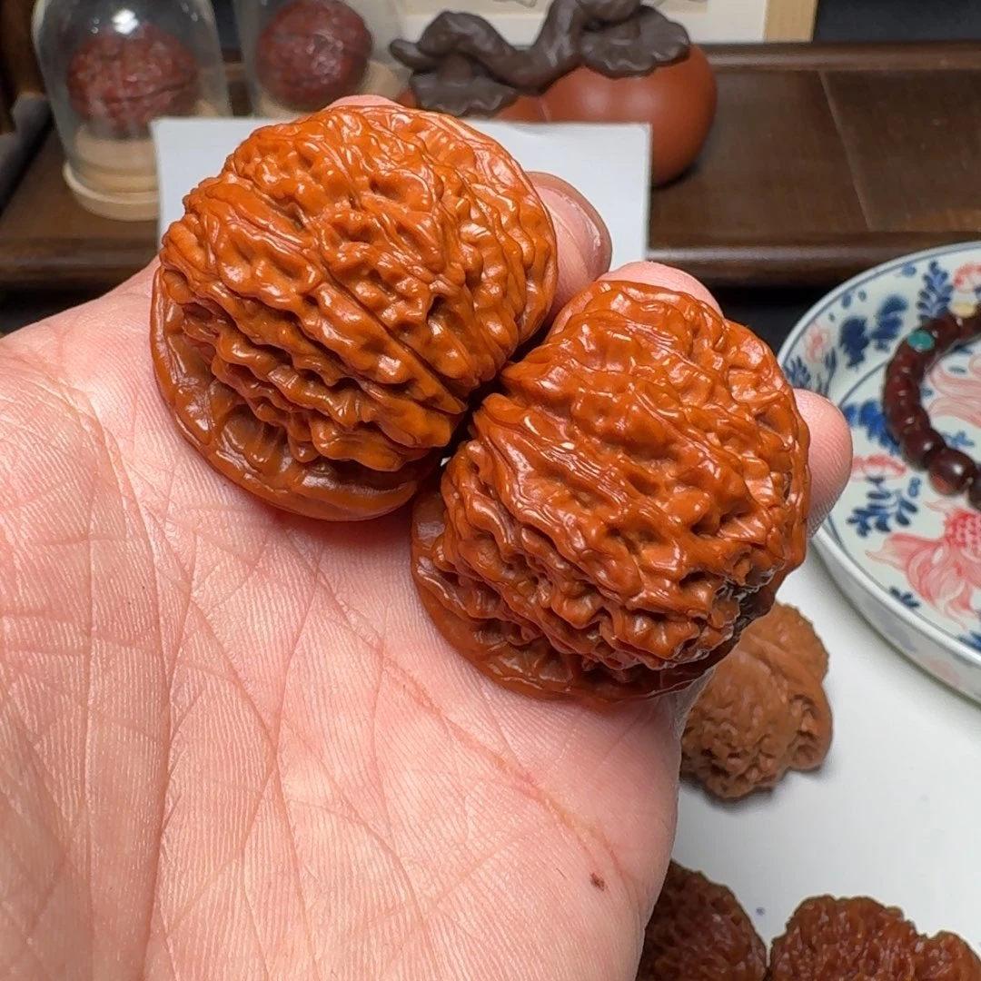 把件文玩核桃四座楼