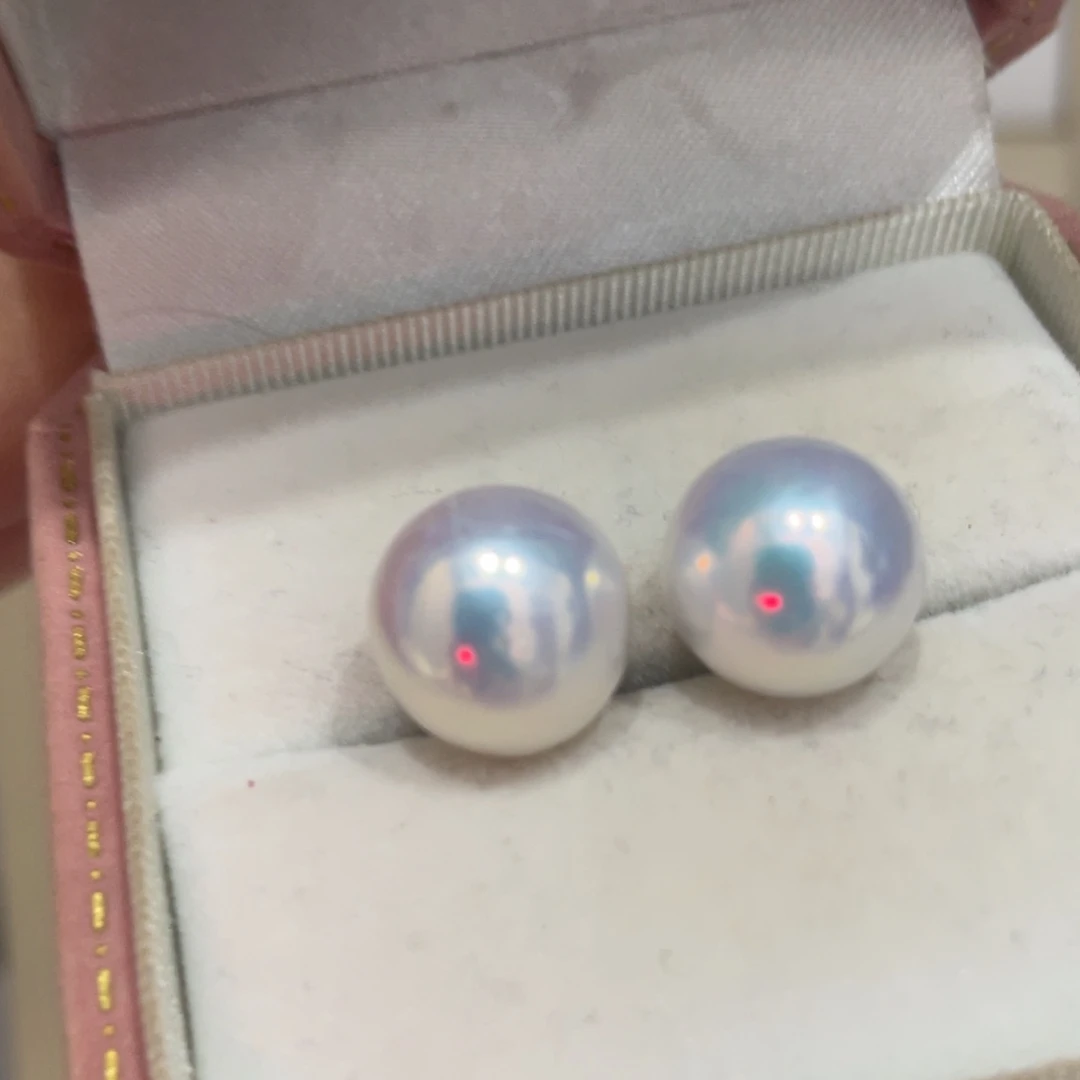 18K金镶嵌耳饰淡水珍珠