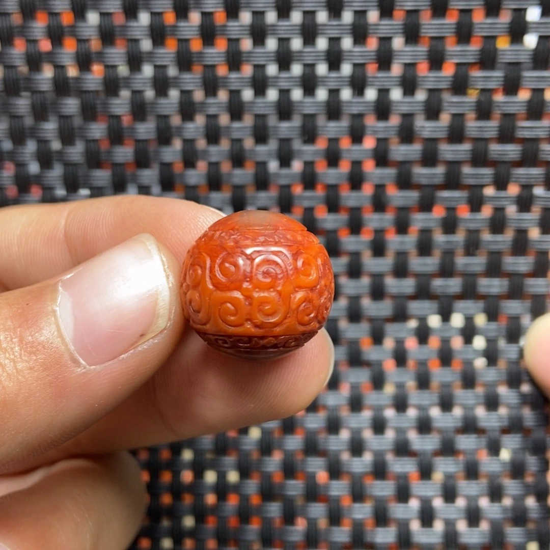 南红玛瑙配饰未镶嵌17.8mm