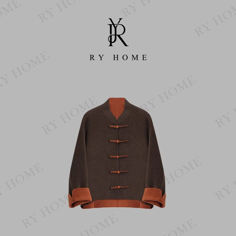 【容雨RYHOME】“典雅传统”新中式盘扣短款外套243W2111