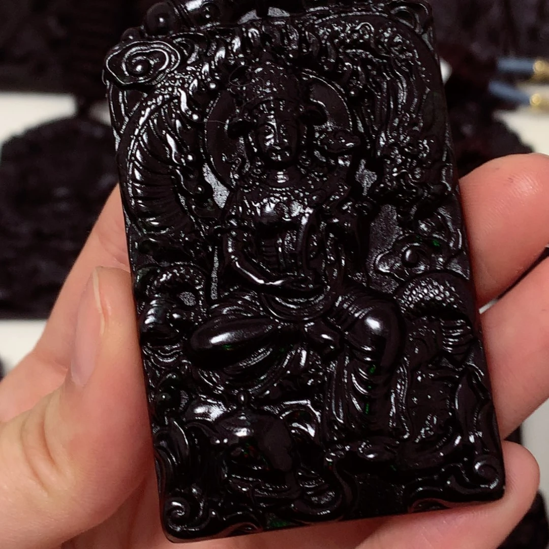 天然a货钢琴黑挂件