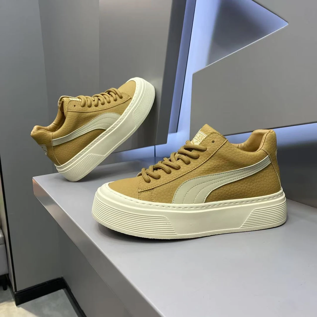 【皮鞋码】单棉同款皮面拼接百搭潮流经典男士时尚休闲潮鞋舒适款jk