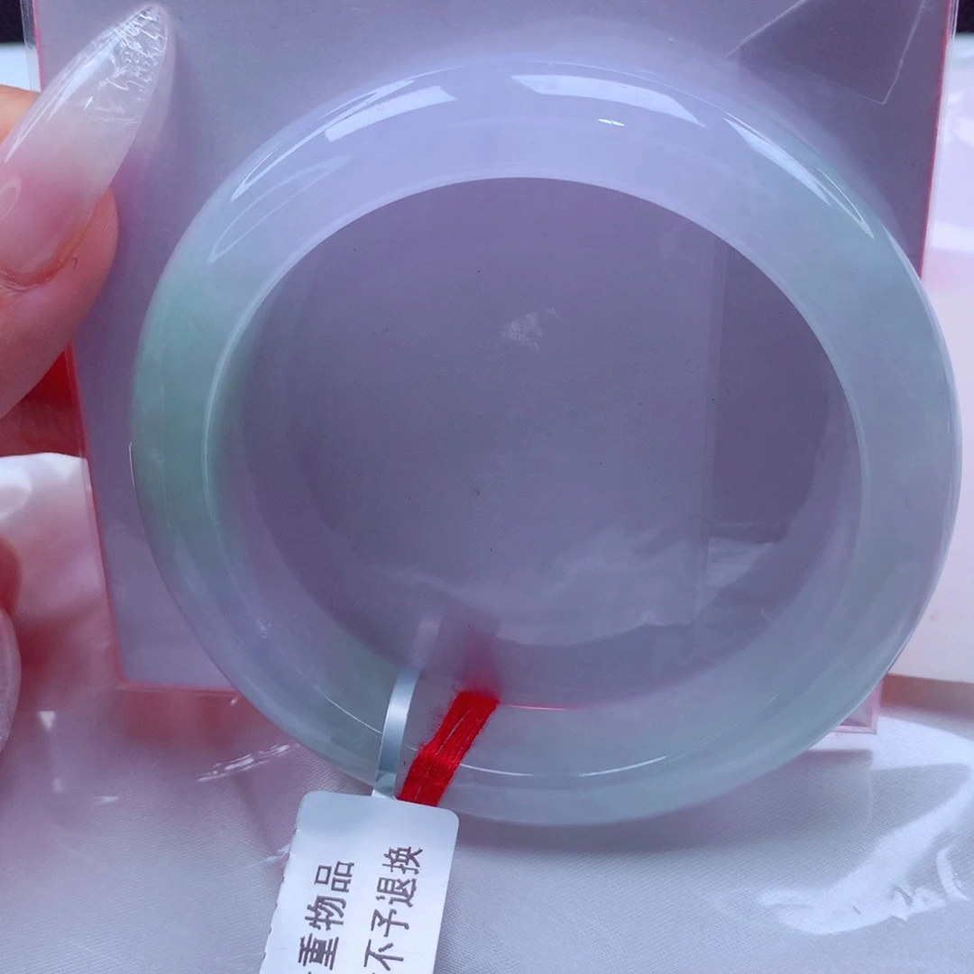 翡翠手镯未镶嵌天然缅甸翡翠A货手镯 41号