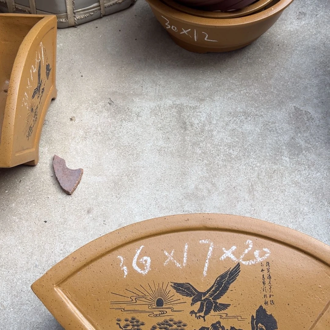 紫砂花盆盆景艺术