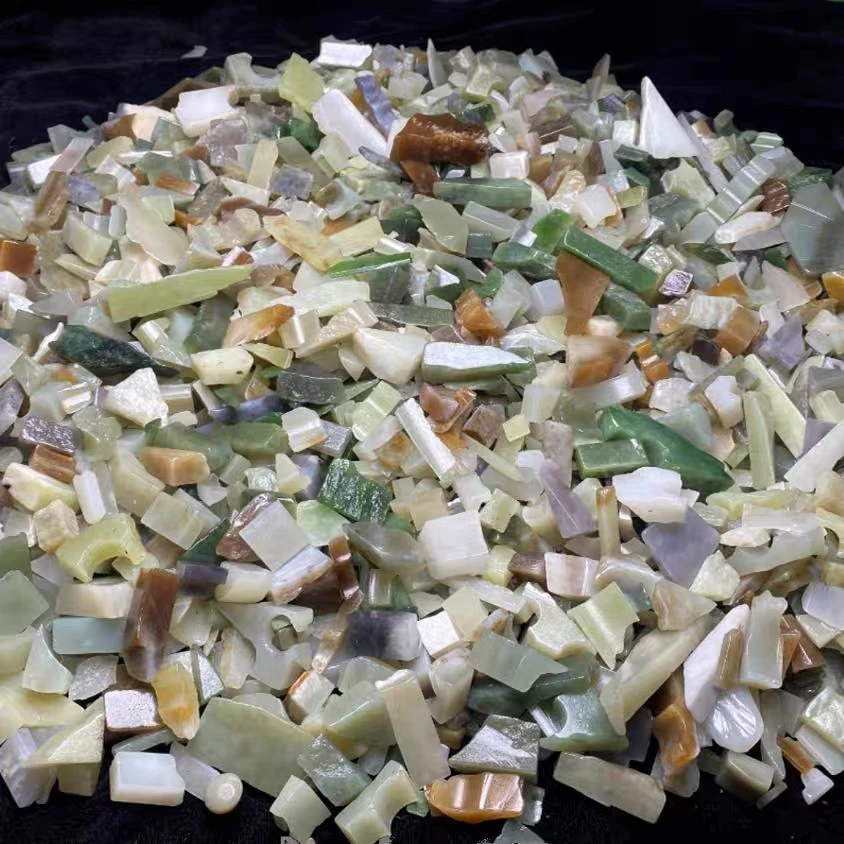 和田玉不规则边角料用于盆景石鱼缸造景及雕刻学习手工