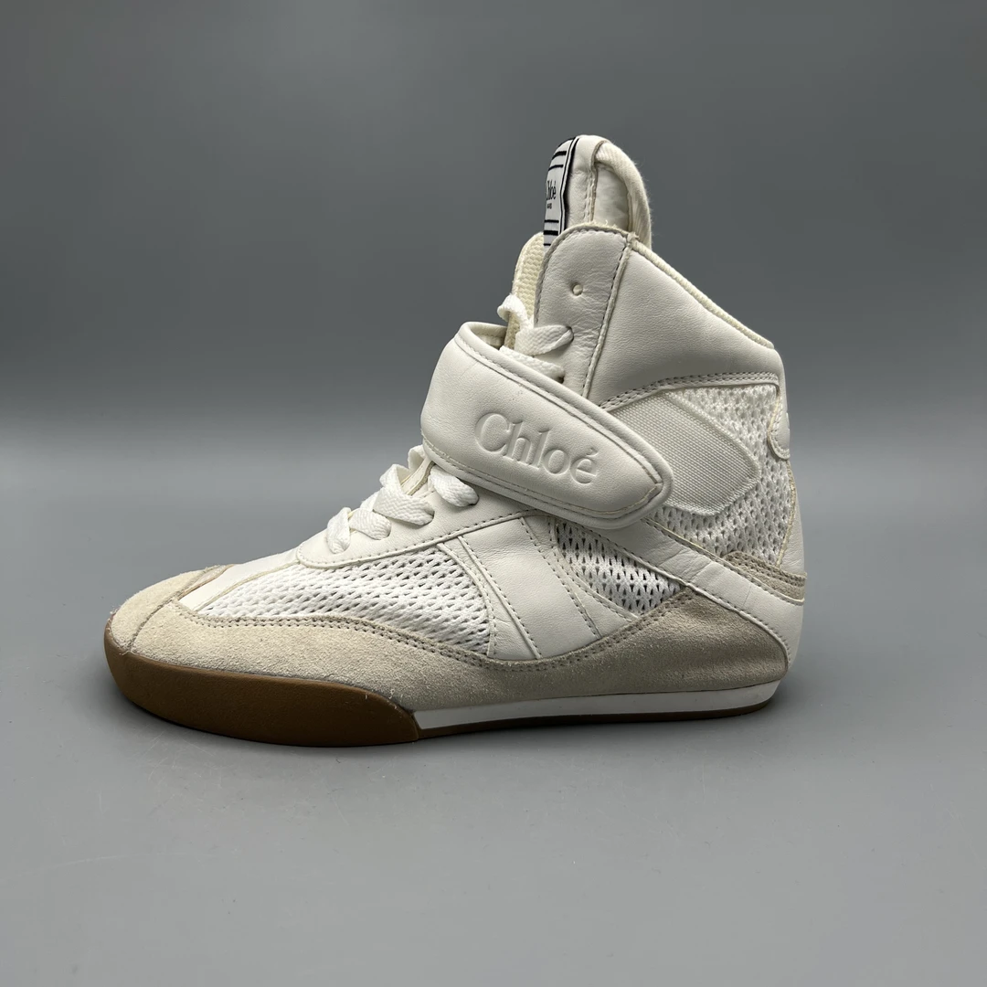 chloe/蔻依 ch012 白色透气休闲鞋 时尚百搭