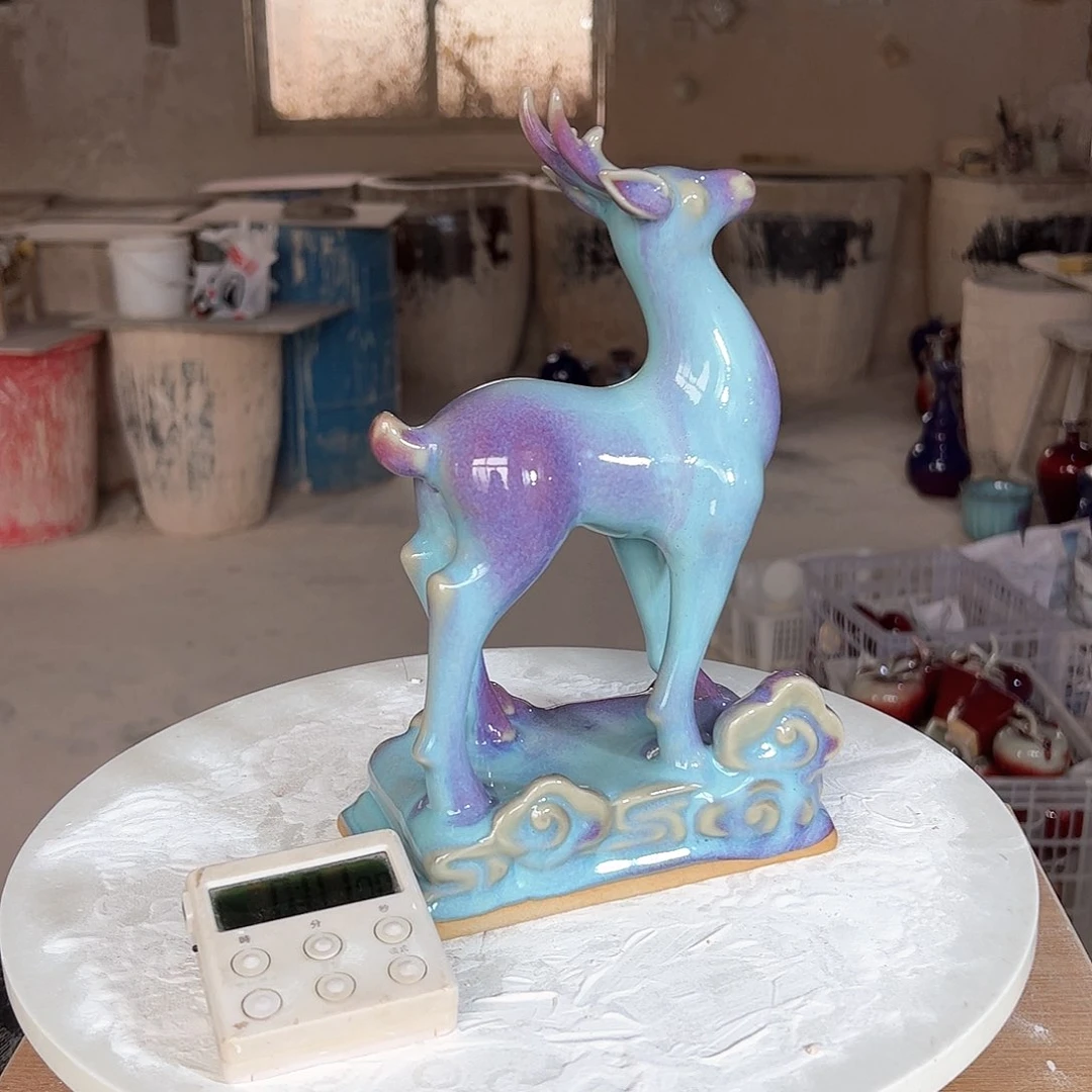 摆件?****?郑家钧窑摆件