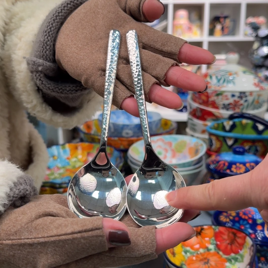 瓷316不锈钢饭勺2只看图