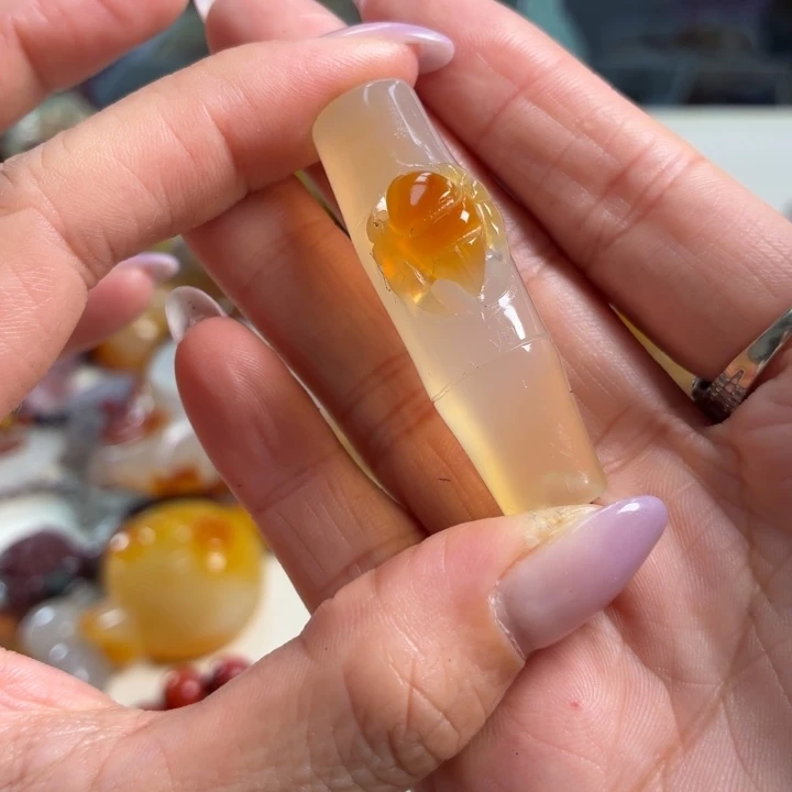 玛瑙/玉髓未镶嵌吊坠(不含链)