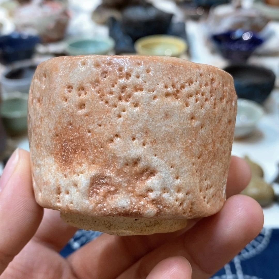 柴烧侘寂粗陶茶具