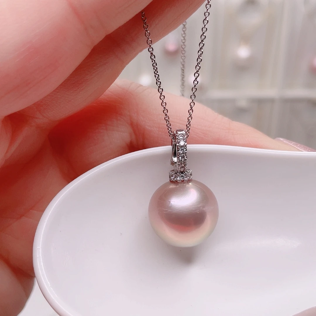 合金淡水珍珠吊坠(赠链)