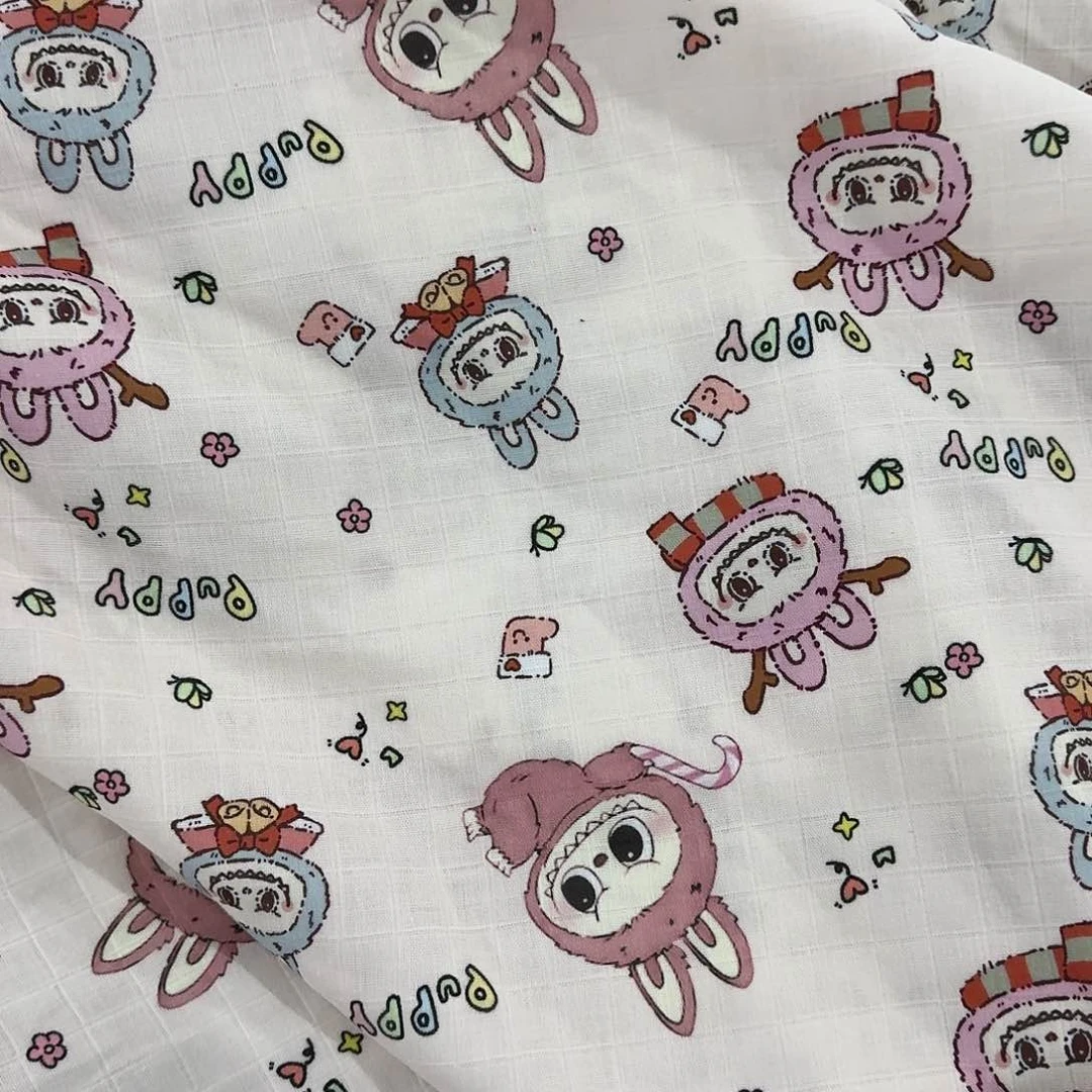 纯棉双层纱1米长X1.45米宽地卷