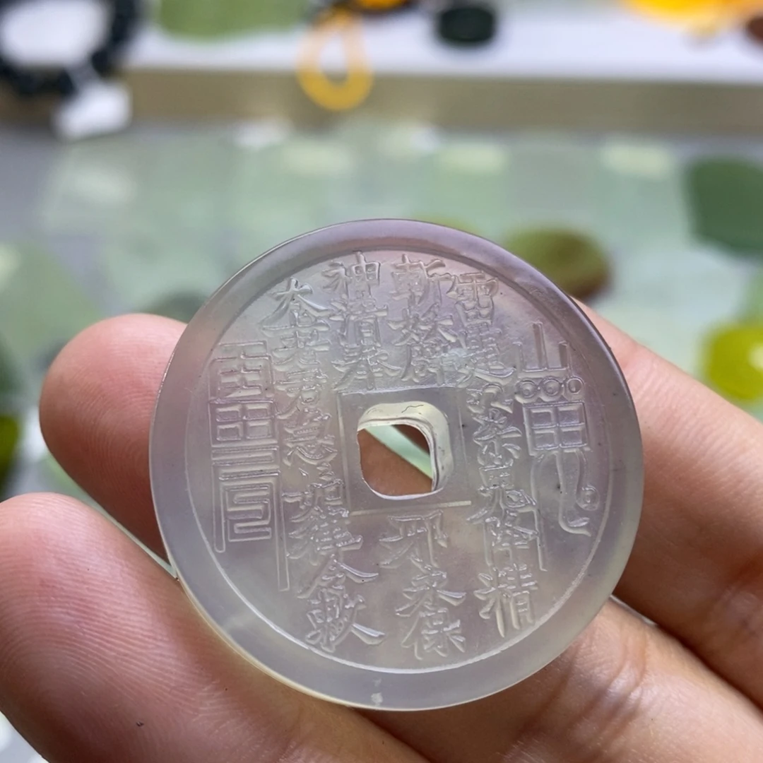 蛇纹石玉挂件未镶嵌苍*