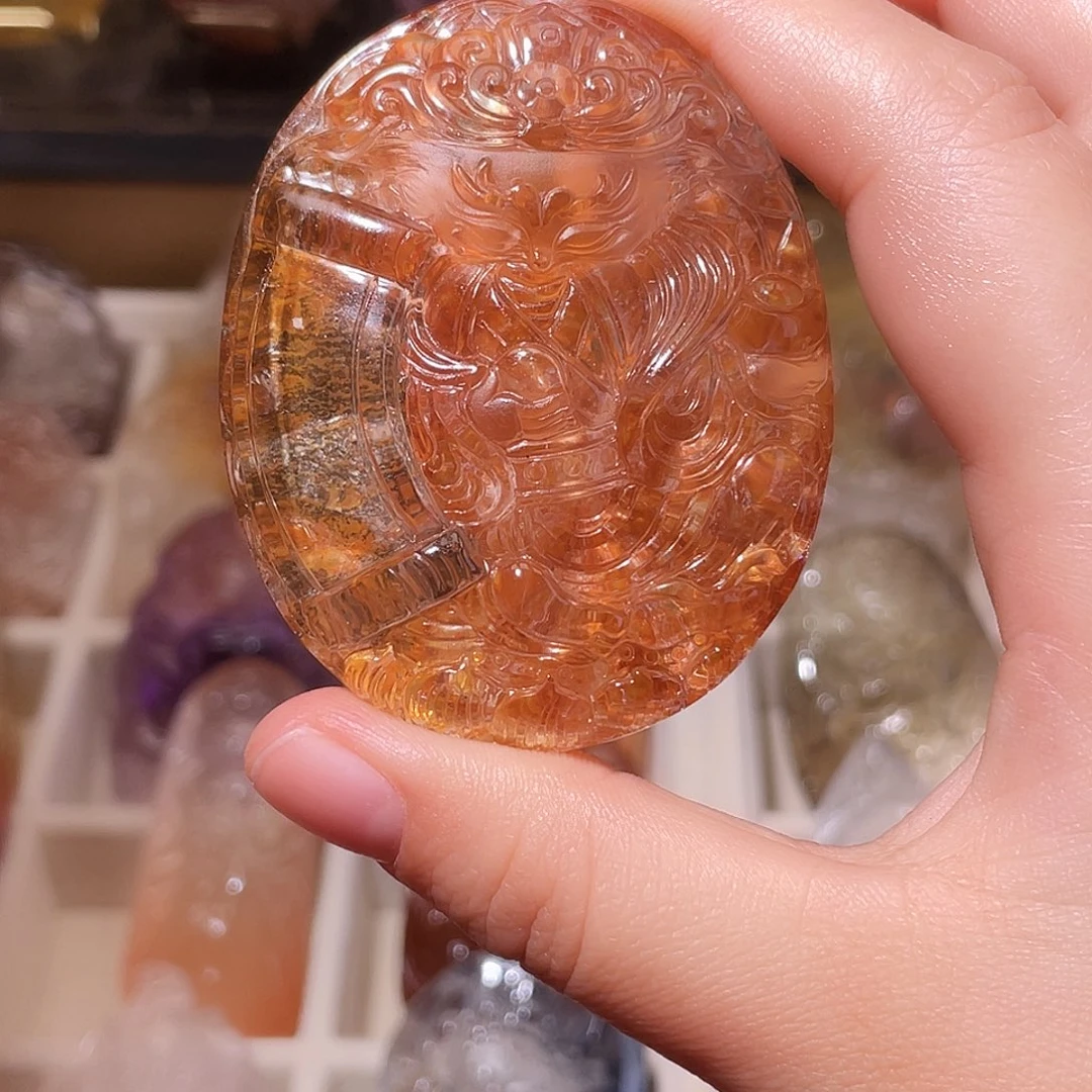 颈饰未镶嵌水晶红胶花