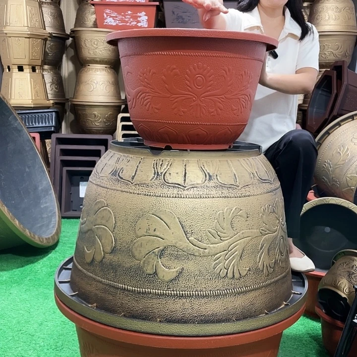 圆盆红色五零四个