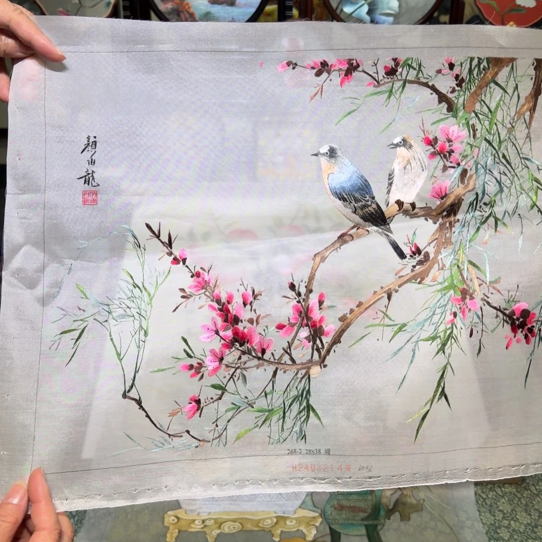 刺绣手工苏绣工艺制作技艺精湛
