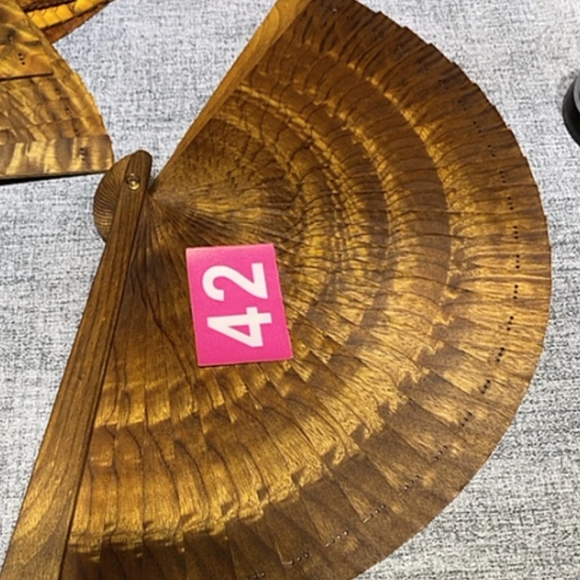 【闪购商品】金丝楠勇*金丝楠木扇子