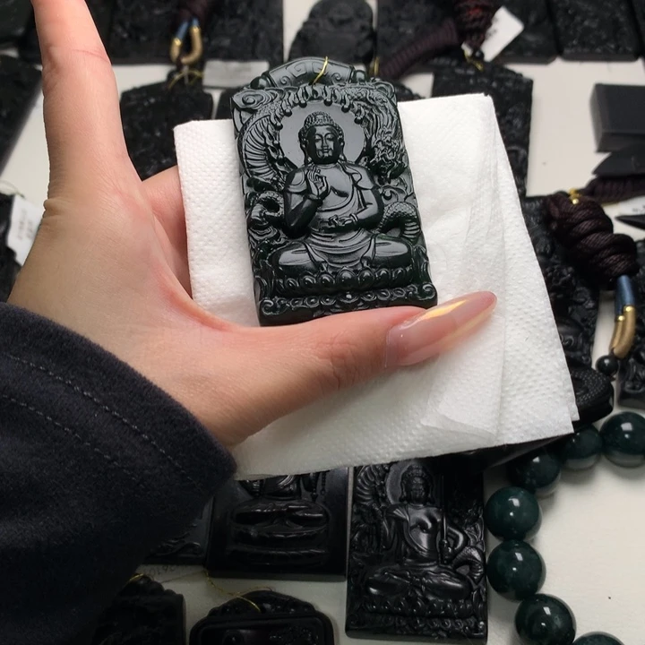 吾***来天然a货钢琴黑挂件