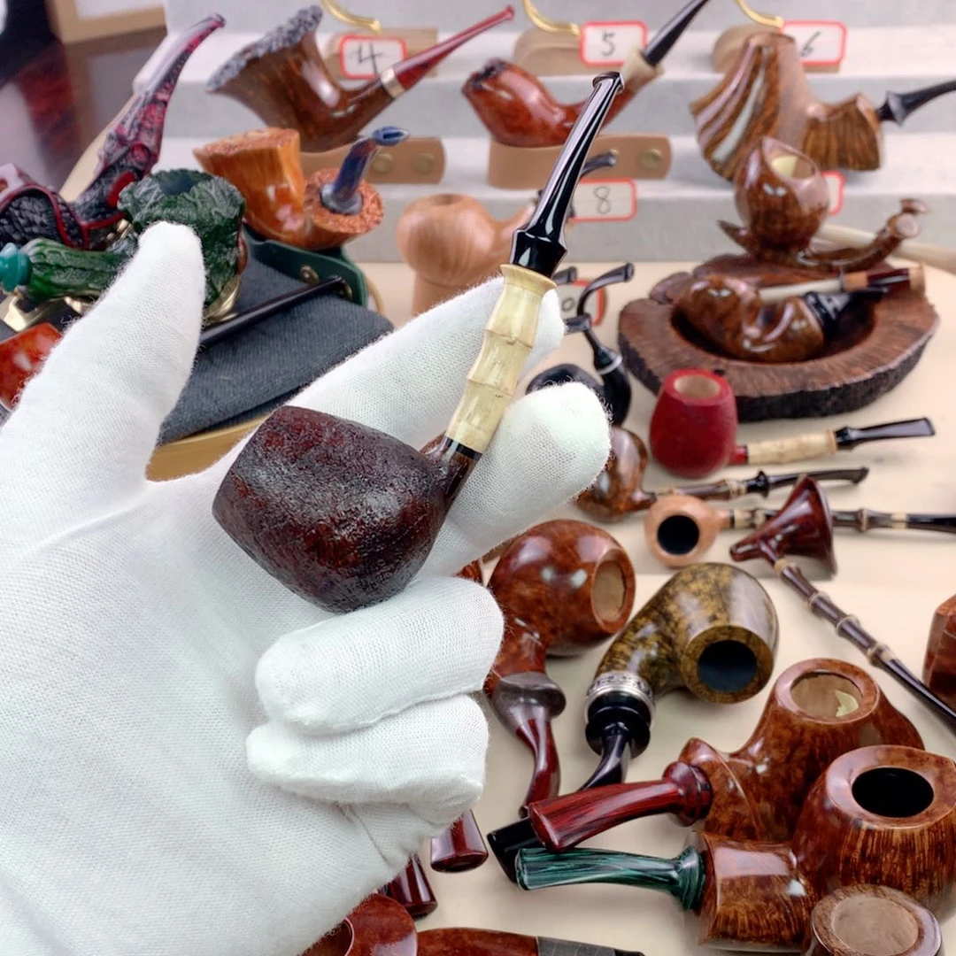 石楠木俄罗斯医生同款复刻竹节郁金香烟斗3mm