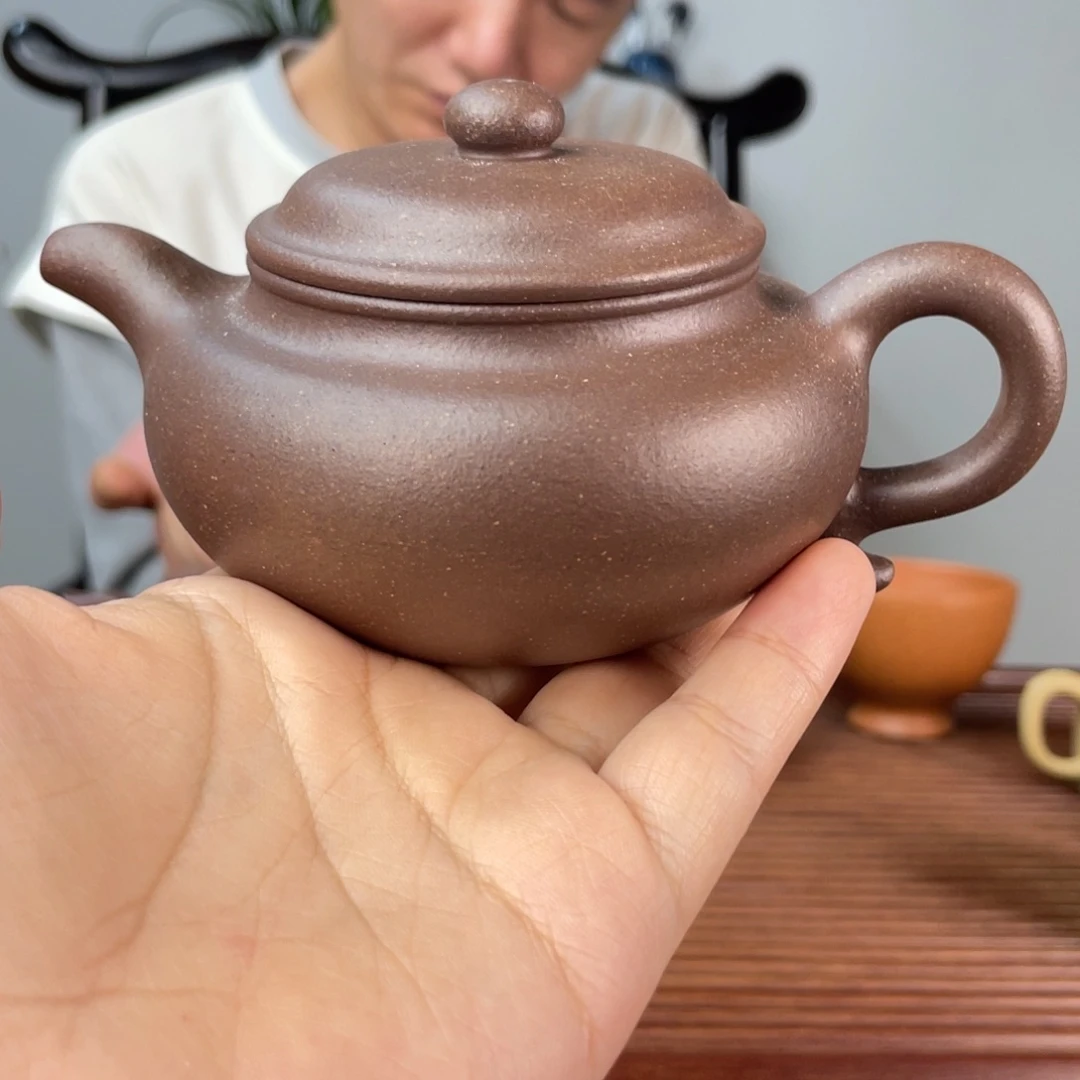 茶壶紫泥天青泥仿古180cc