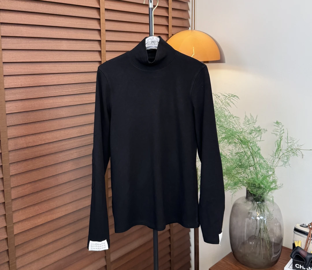 丙上丁 秋冬（数字马吉）高领针织磨毛百搭长袖打底T恤女 MM0633CX