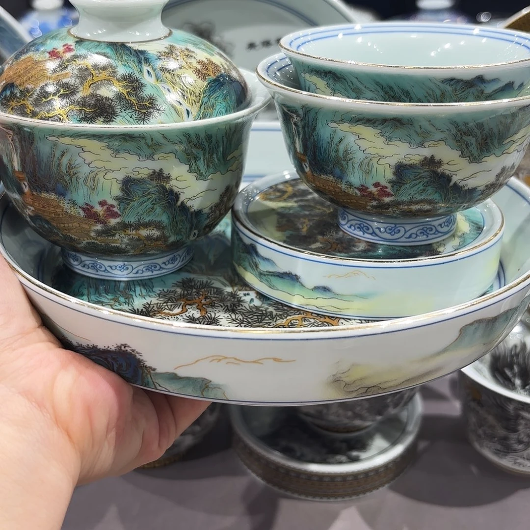 瓷片景德镇瓷器精品展示