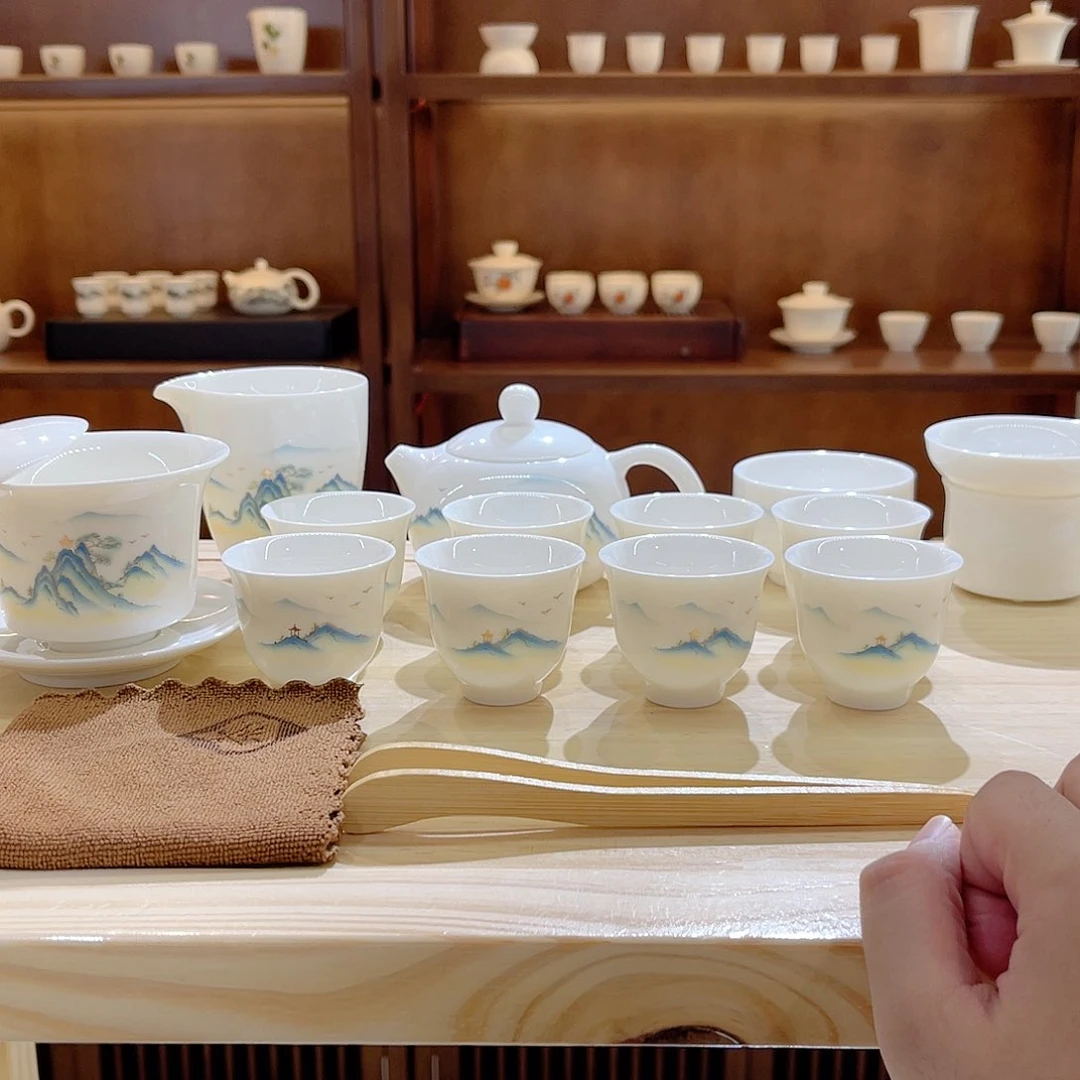 瓷片羊脂玉瓷羊脂玉瓷