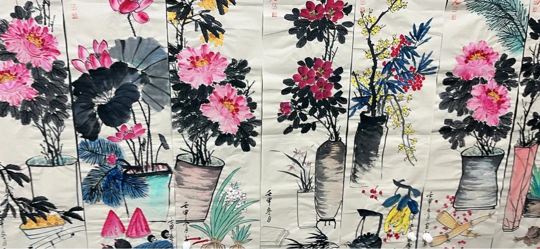 【楚语】精品八条屏装饰画通用链接